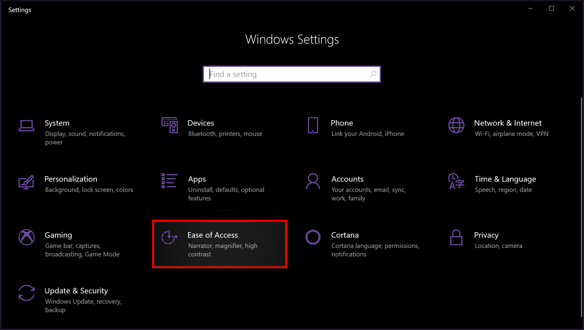 Windows 10 Ease of access - How to use notifications in Windows 10