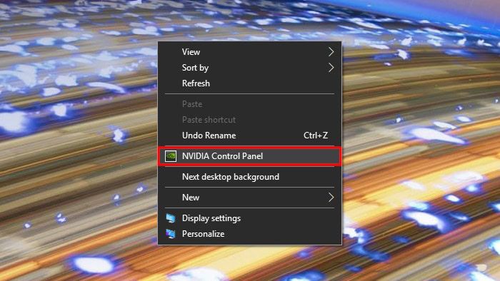 Windows 10 NVIDIA Control Panel