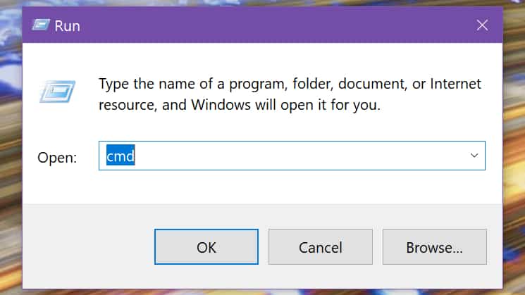 Windows 10 run Command Prompt