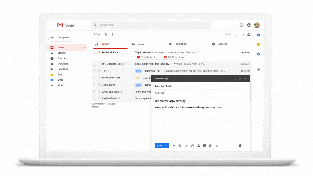 Gmail Smart Compose Suggested Subject Line