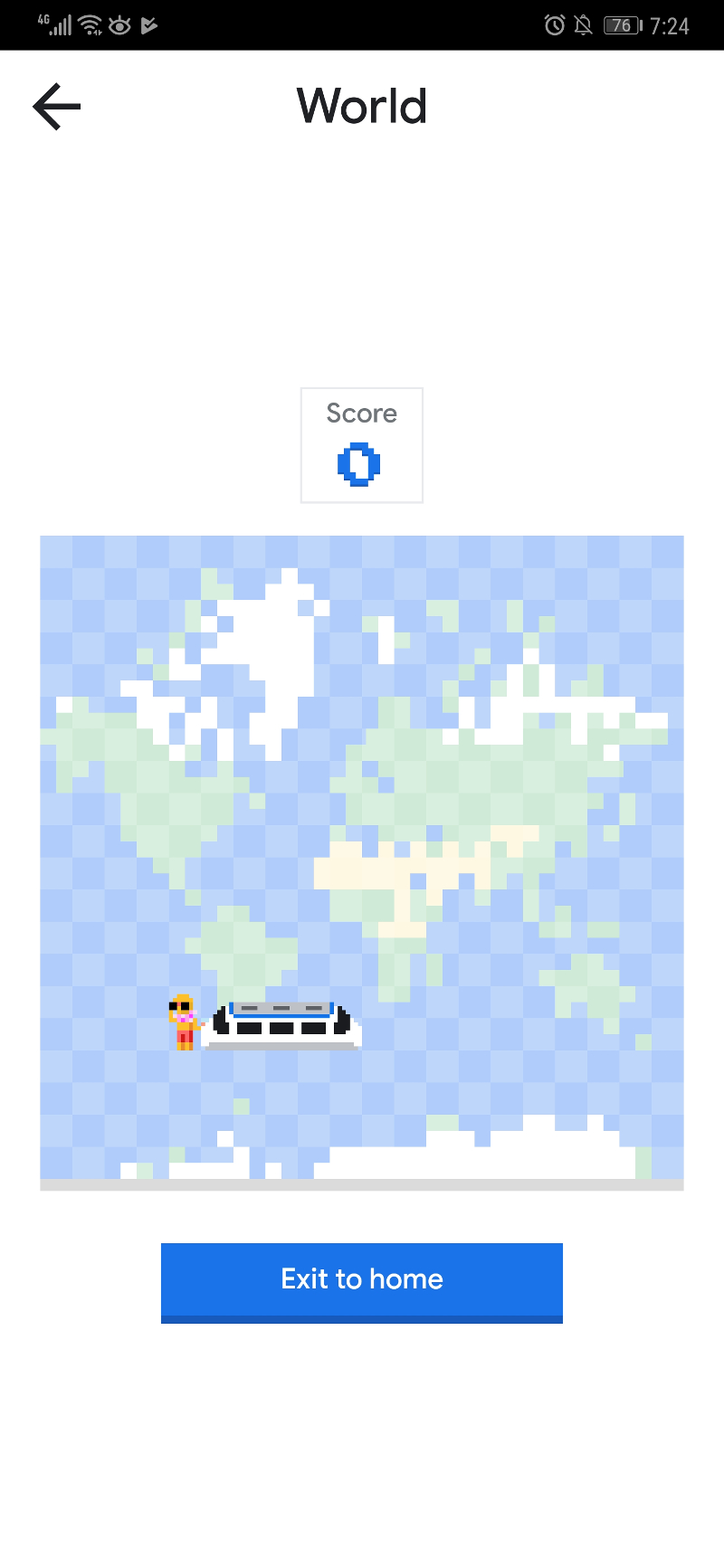 Google Maps Snake gameplay.