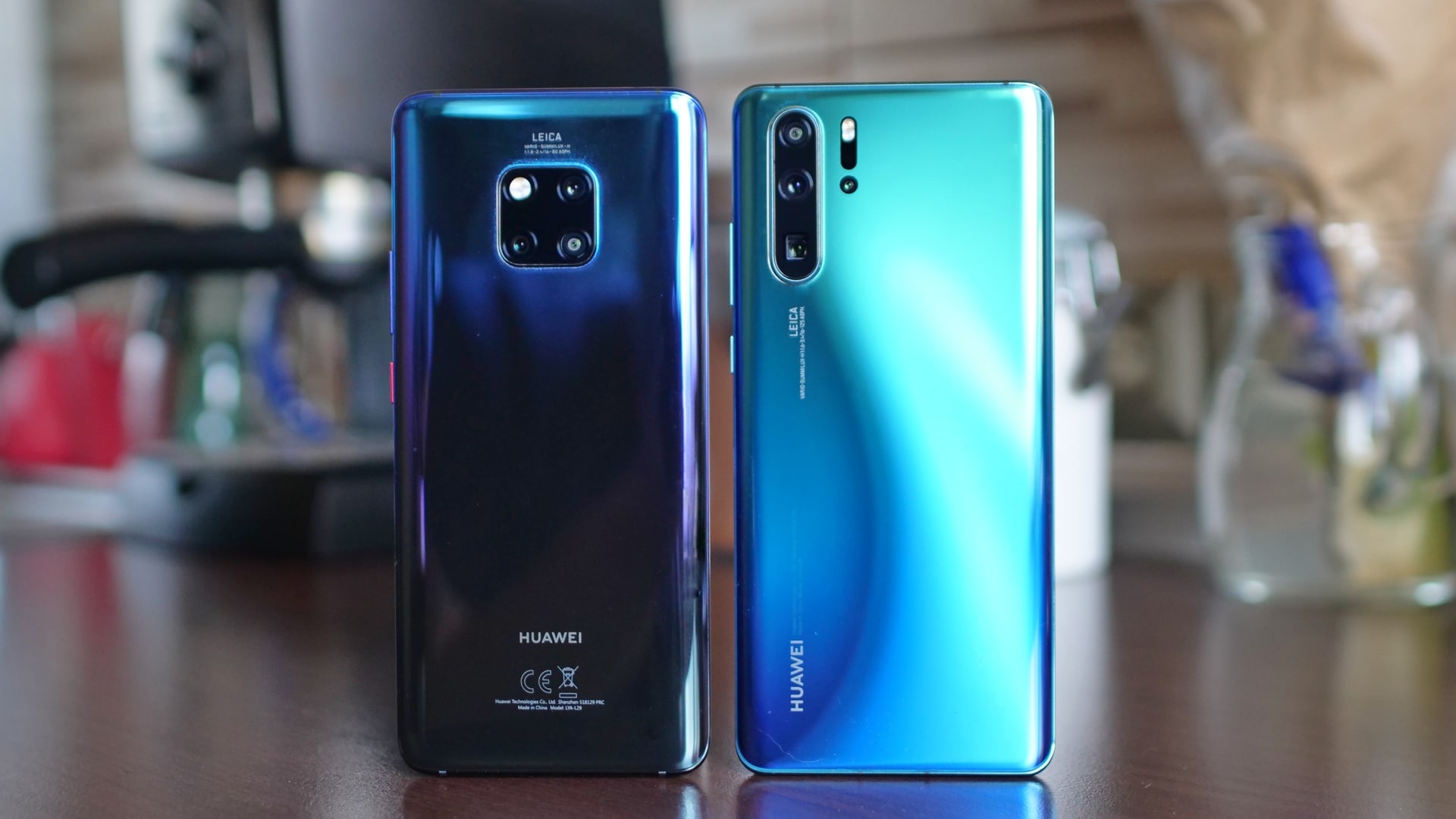 huawei p30 pro vs huawei mate 20 pro rear side by side 20