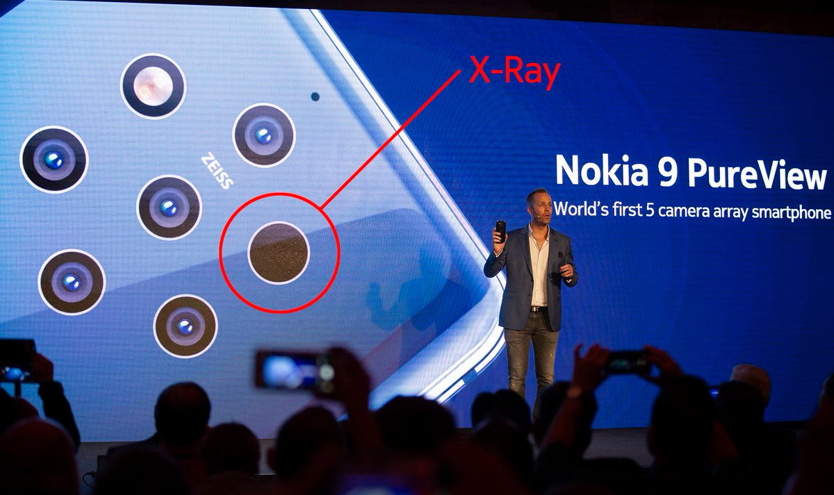 The X-Ray sensor on the Nokia 9 PureView