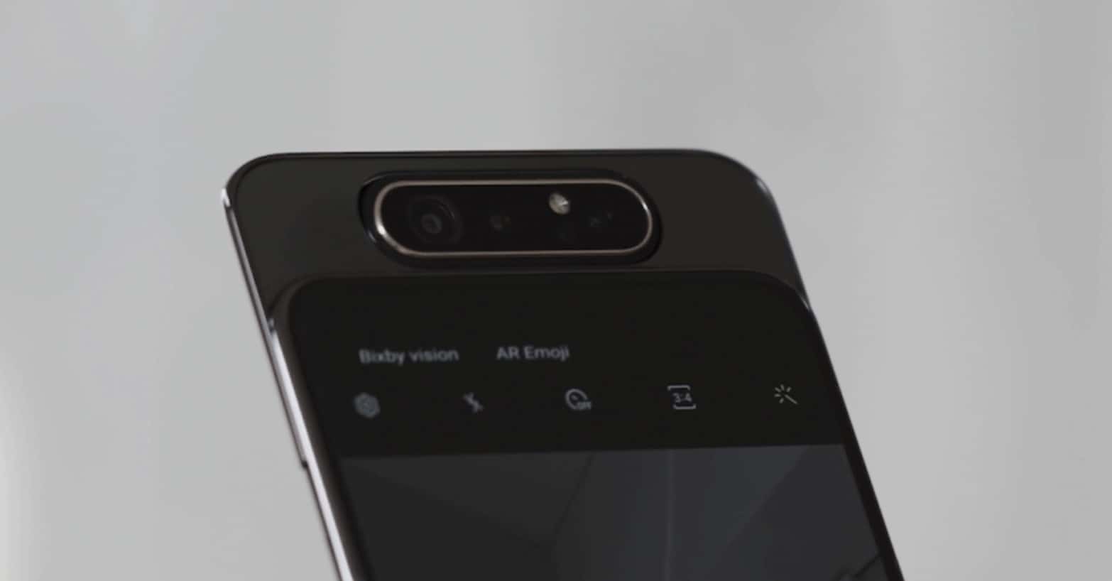 Samsung Galaxy A80 pop up rotating camera