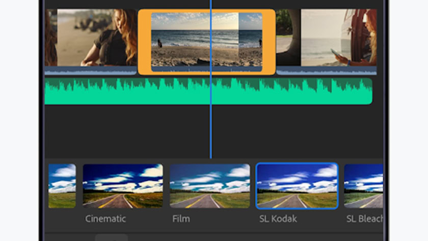 A screenshot of Adobe Premiere Rush, one of the best new android apps from june 2019