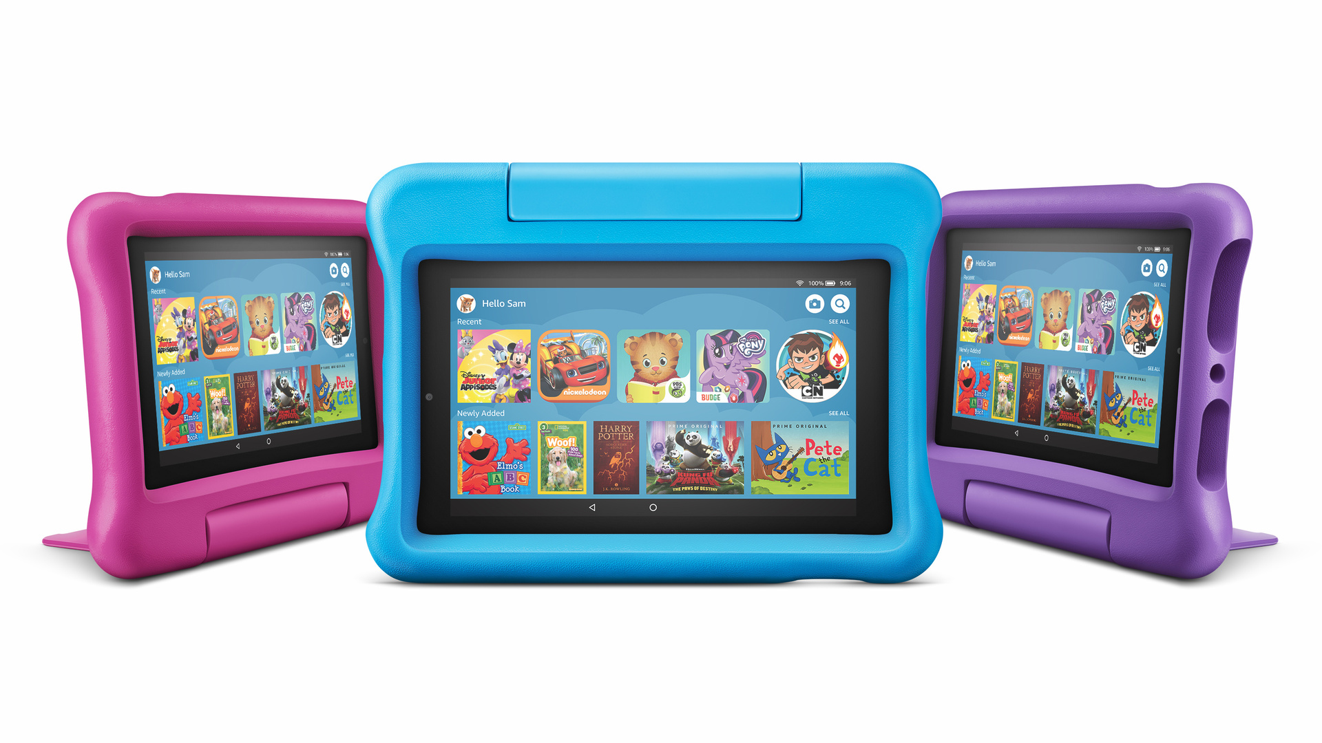Press render of the Amazon Fire 7 Kids Edition (2019).