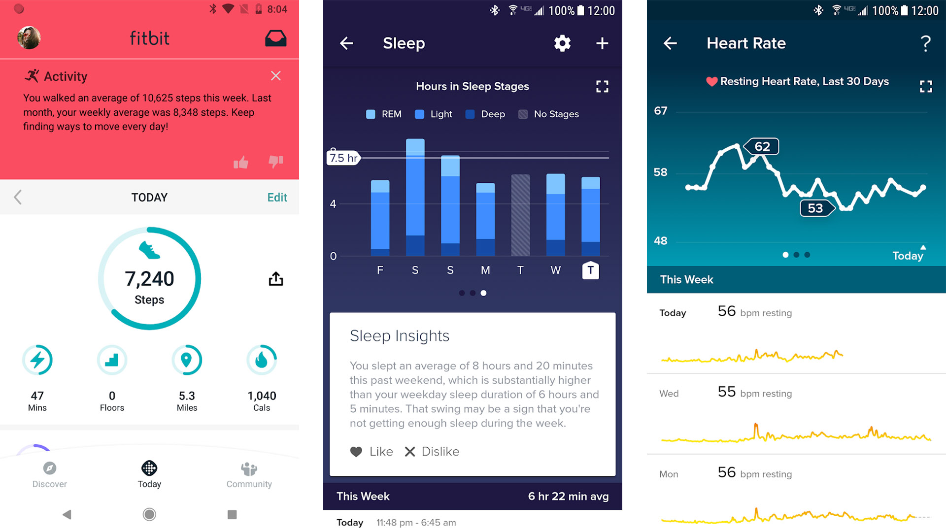 Fitbit screenshot 2019 - best running apps