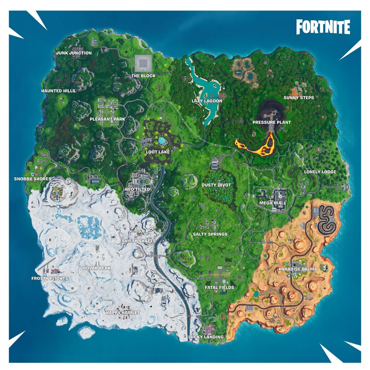 Fortnite season 9 map changes