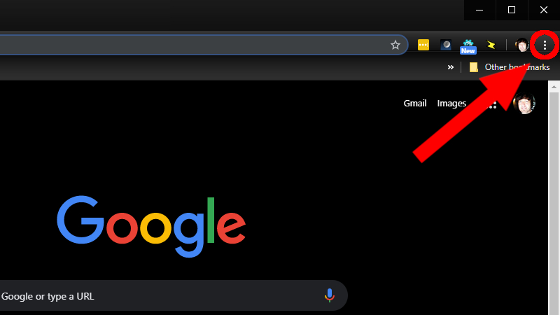 Google Chrome Settings Icon