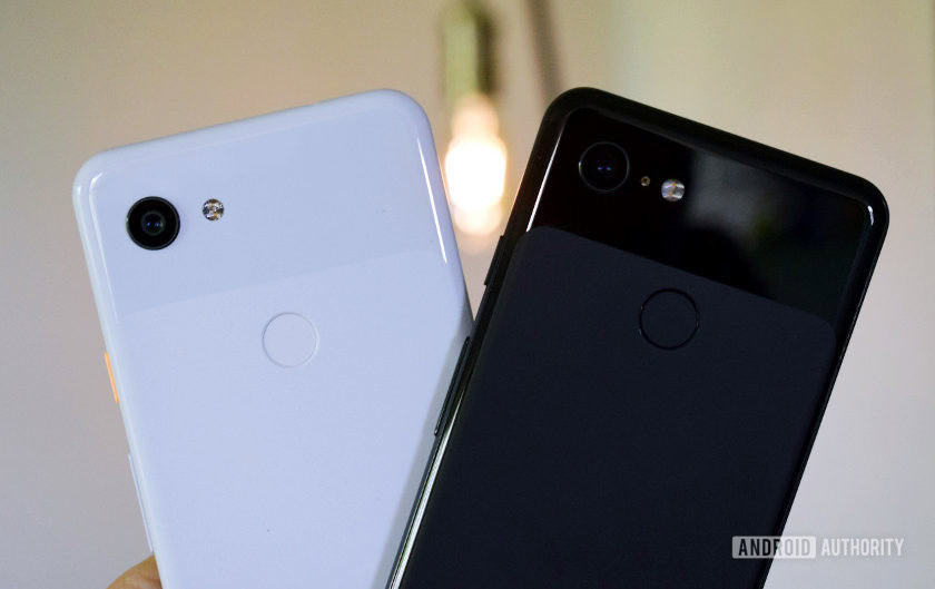 Google Pixel 3a vs Pixel 3 back lighting, colorful picture