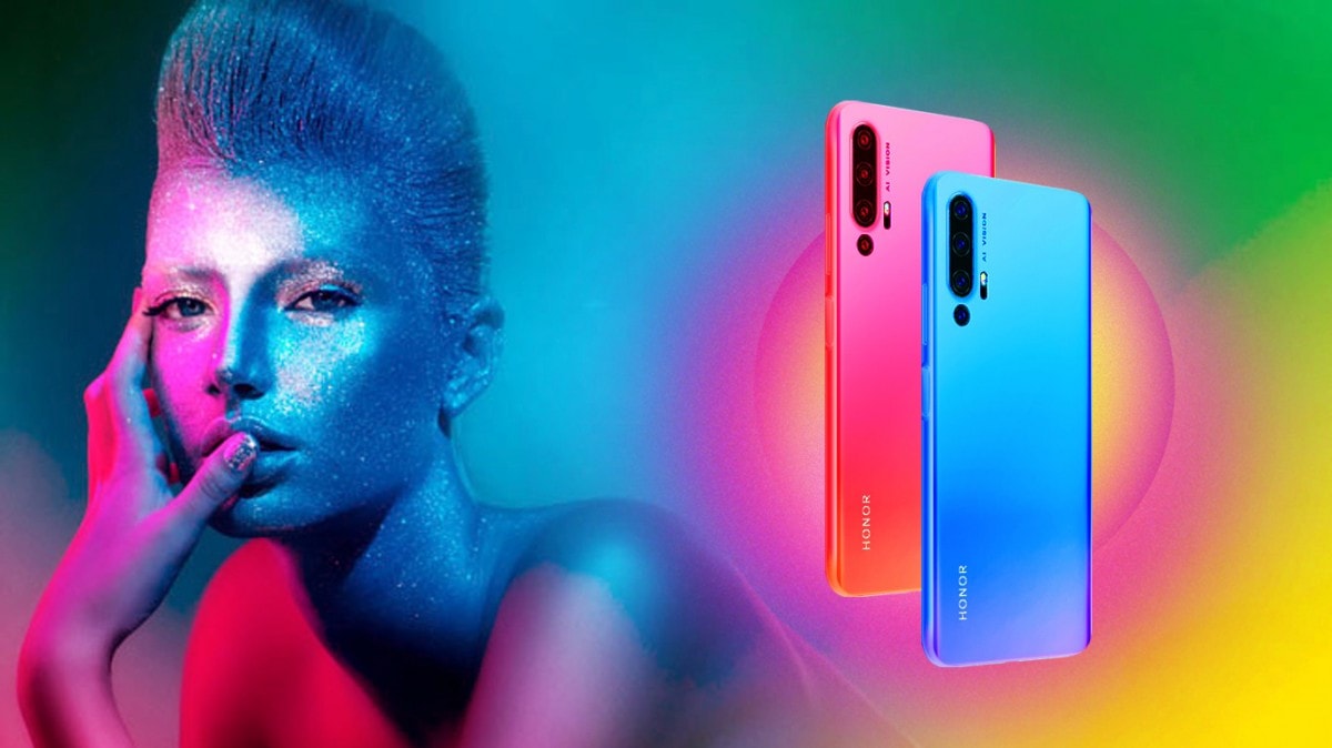 A leaked promotional image of the HONOR 20 Pro.