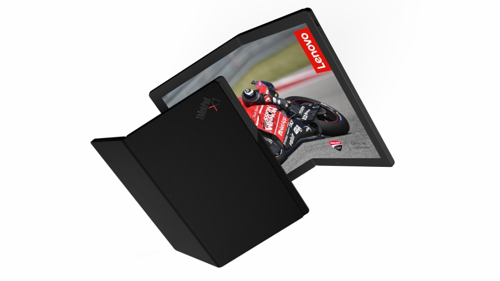 Press render of Lenovo's foldable PC.