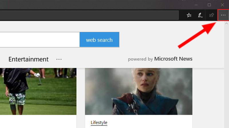 Microsoft Edge Settings Icon
