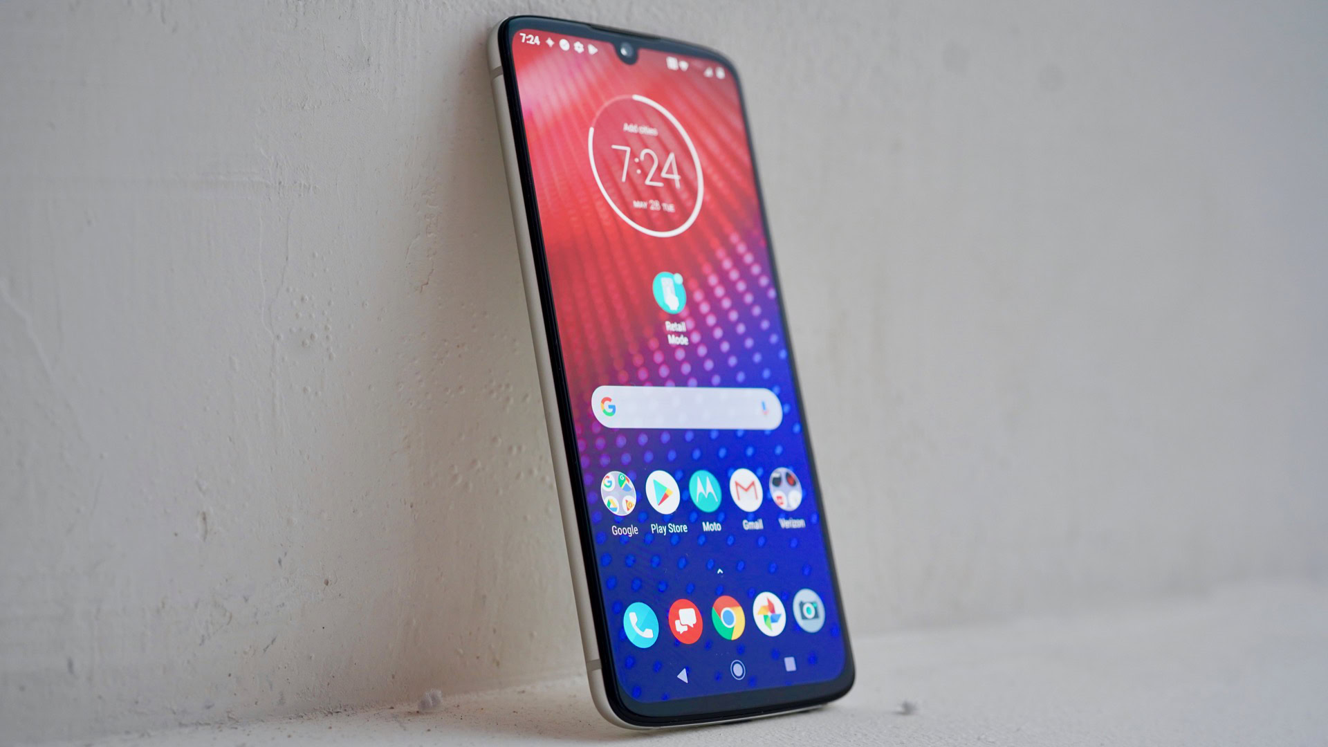 Motorola Moto Z4 in repose