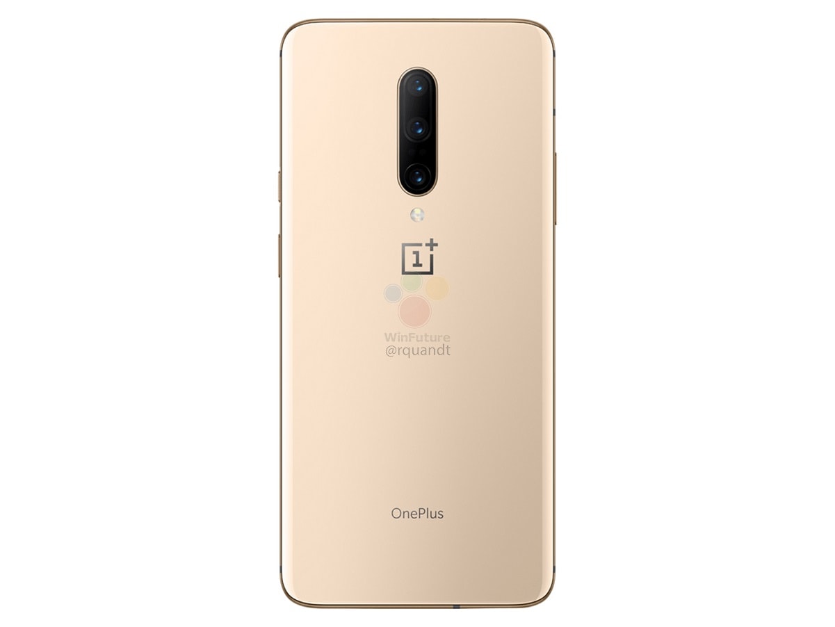 A render of the OnePlus 7 Pro in Almond.