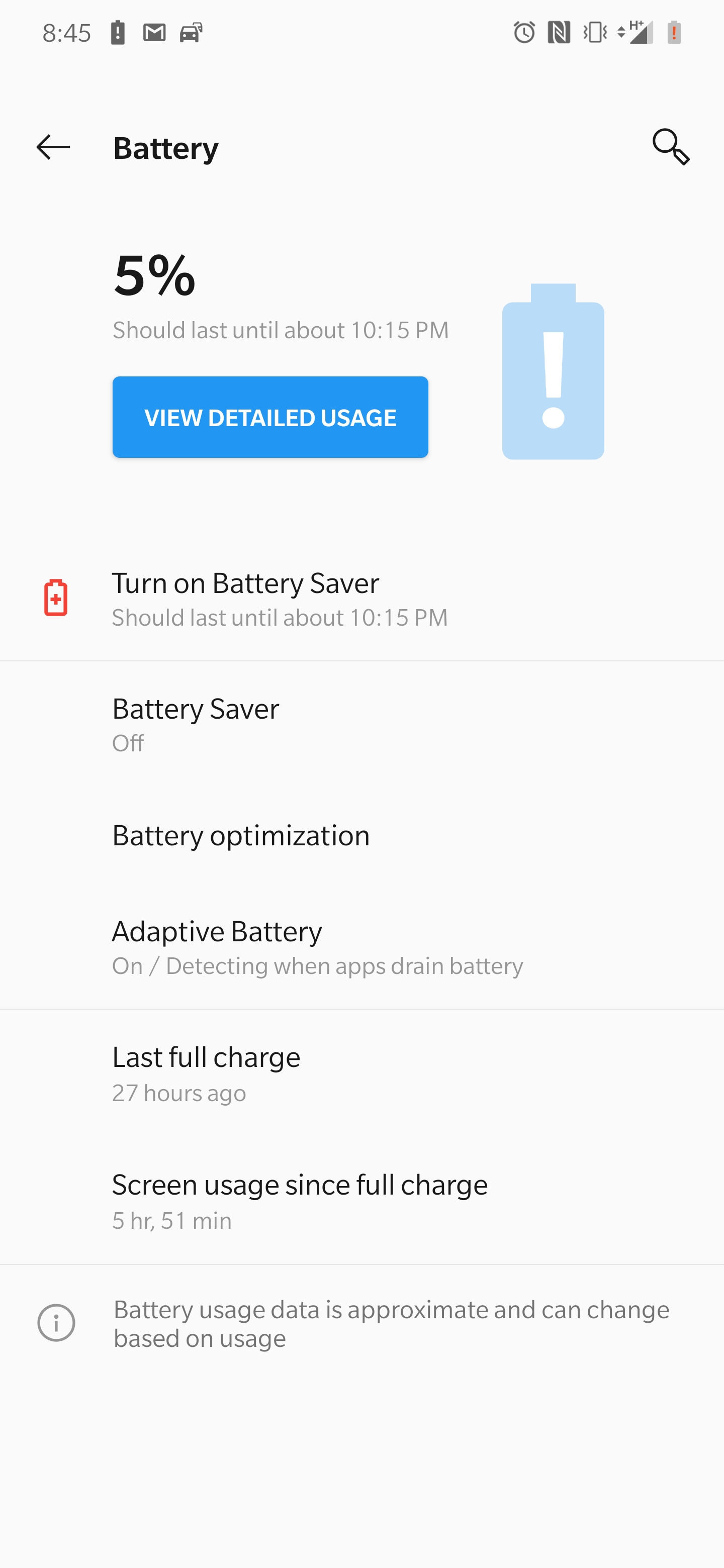OnePlus 7 Pro Battery Life 2