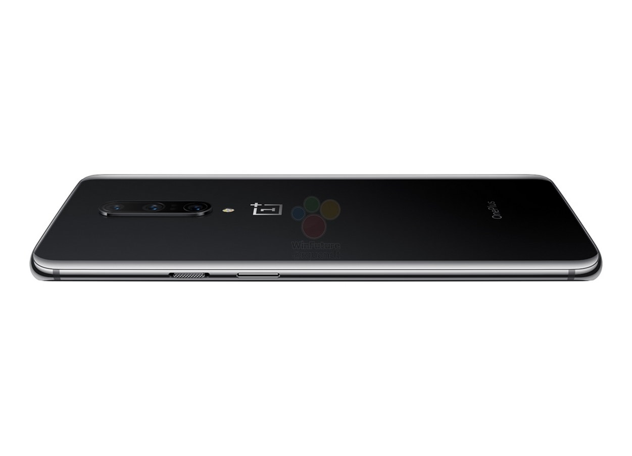 A render of the OnePlus 7 Pro in Mirror Gray.