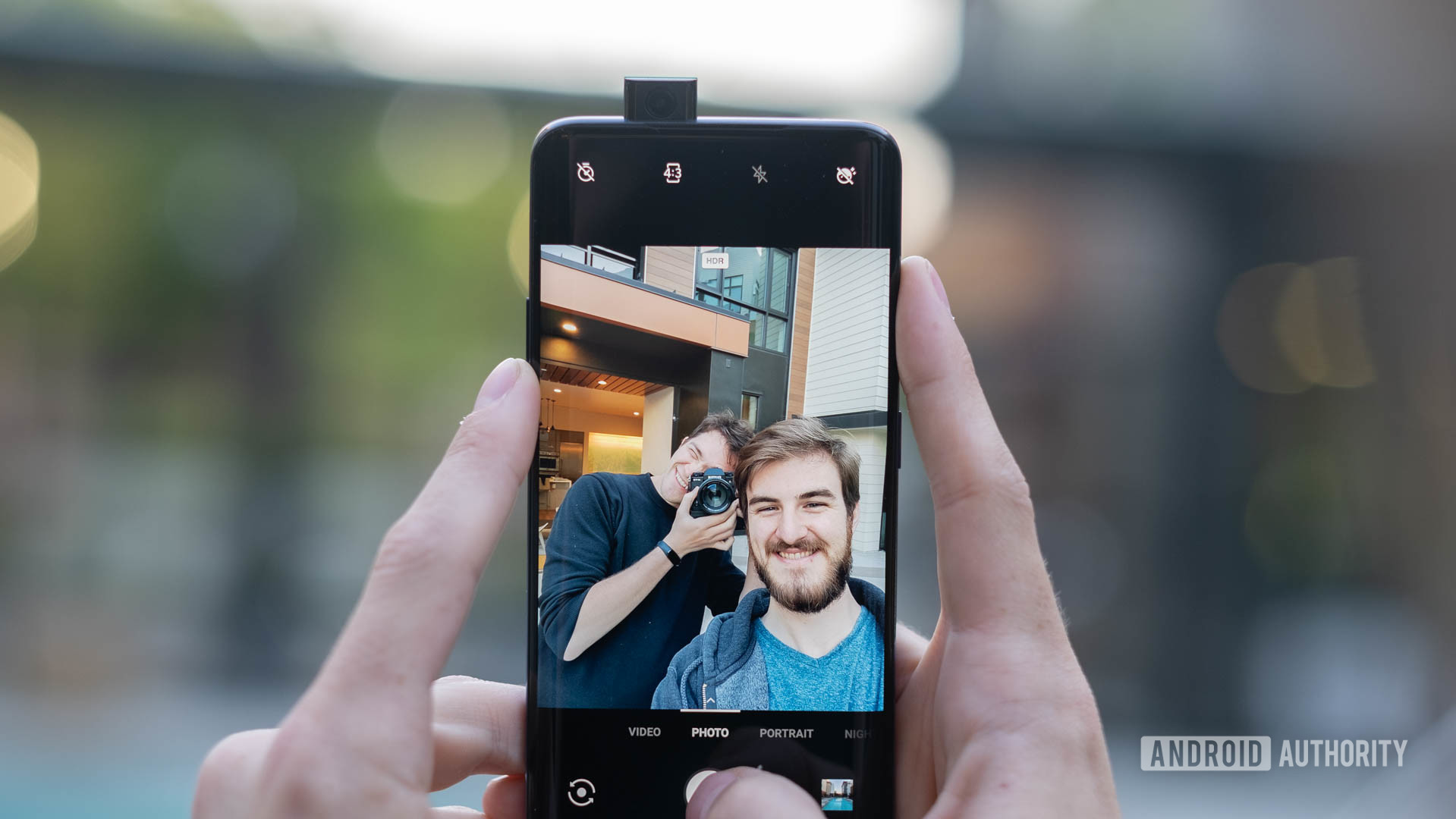 OnePlus 7 Pro taking a selfie