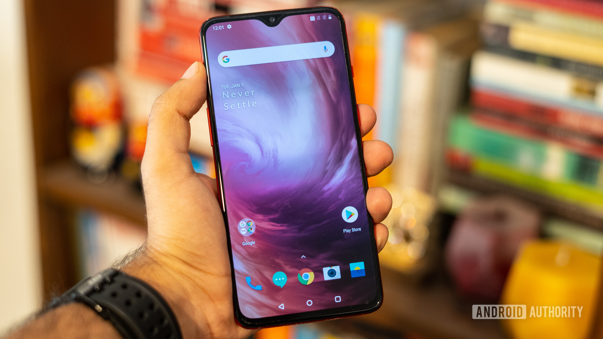 OnePlus 7 front display with notch