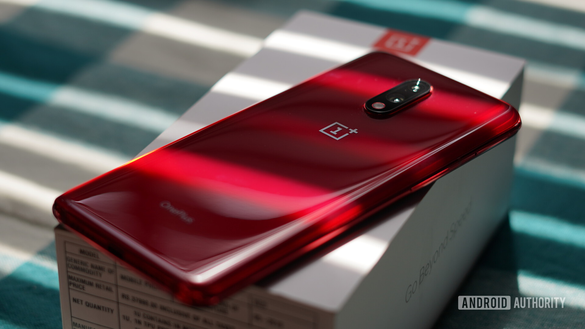OnePlus 7 red color back