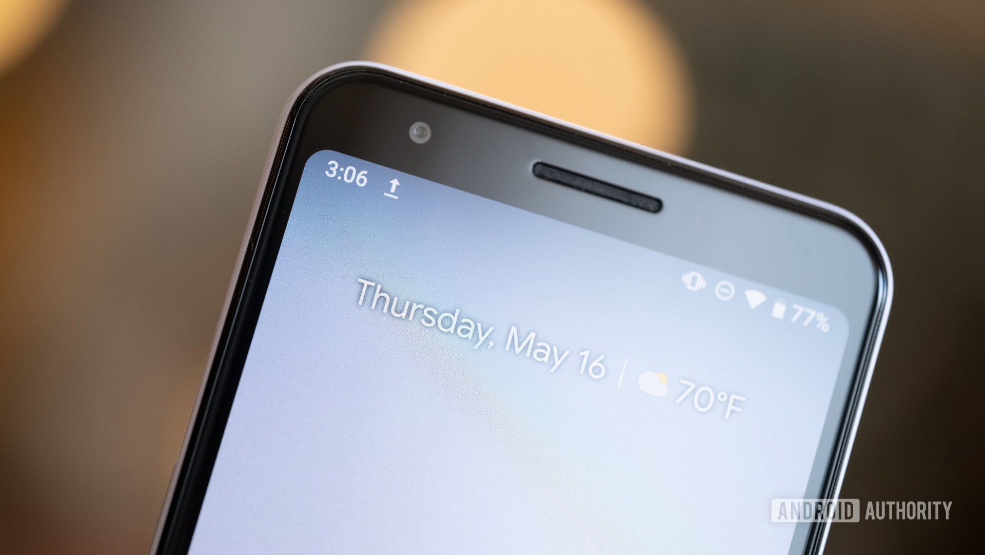 Pixel 3a top screen macro