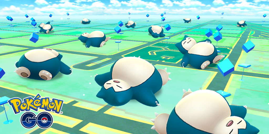 Pokemon Go update sleeping snorlax