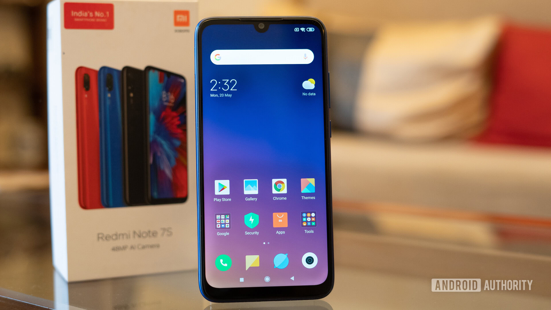 Redmi Note 7S showing front display (2)