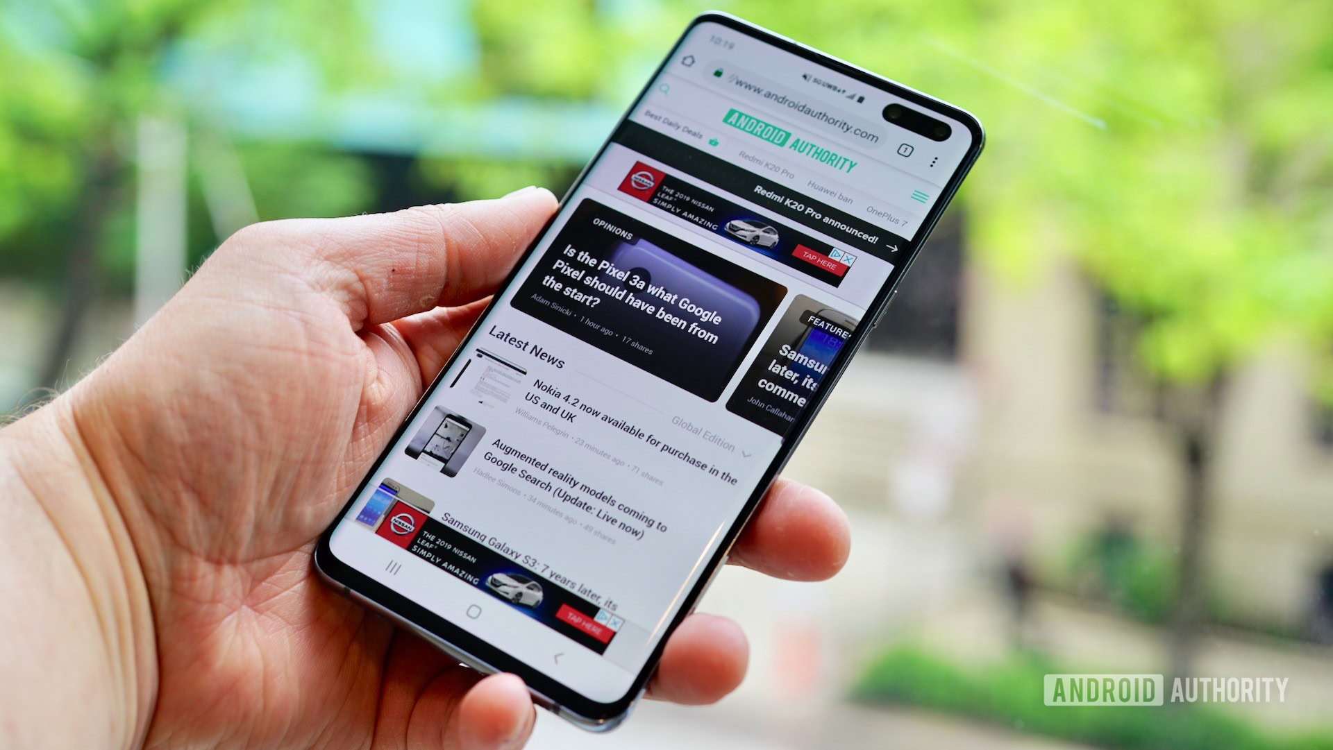 Samsung Galaxy S10 5G Verizon Wireless right profile