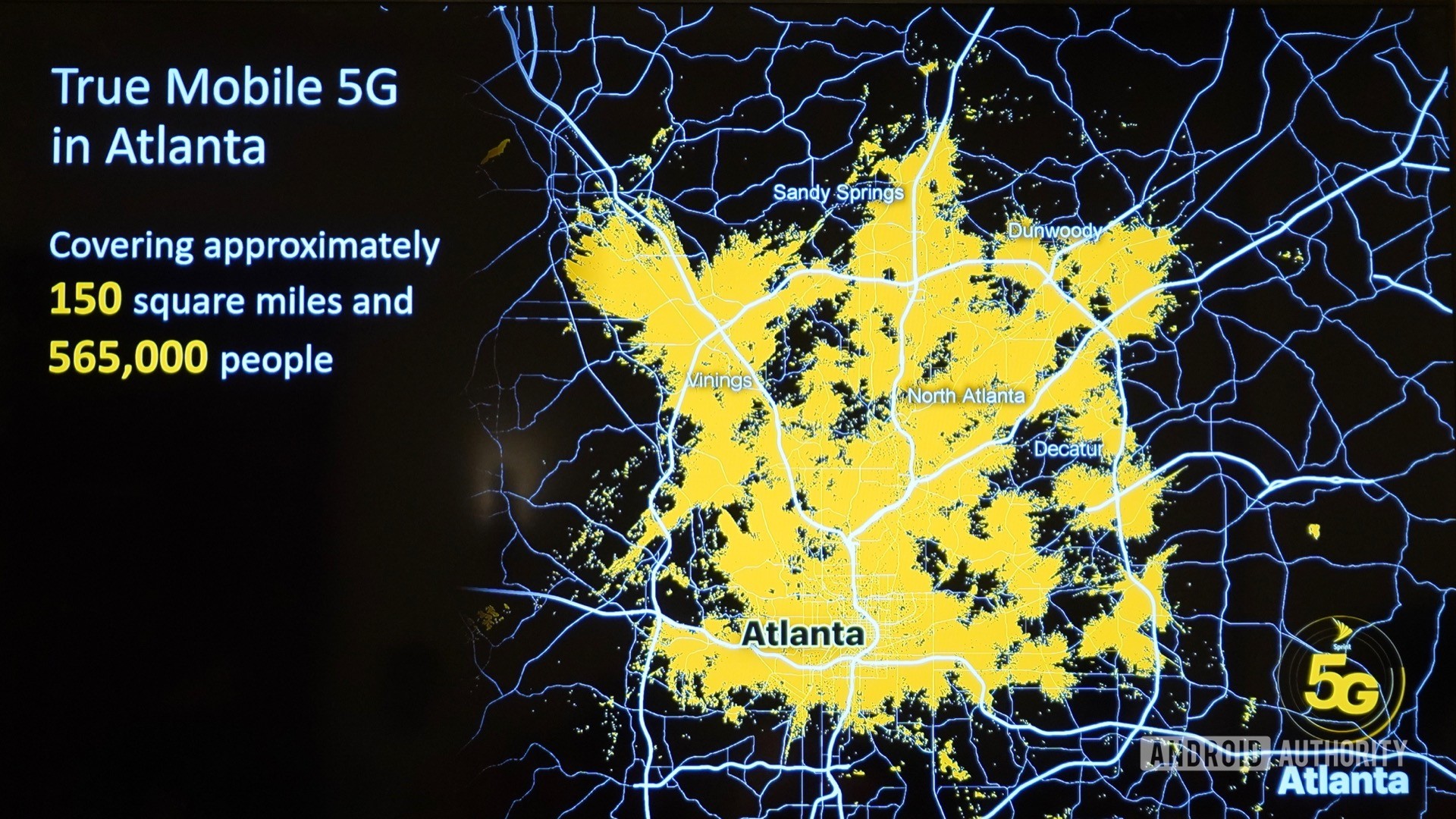 Sprint 5G Launch Atlanta coverage