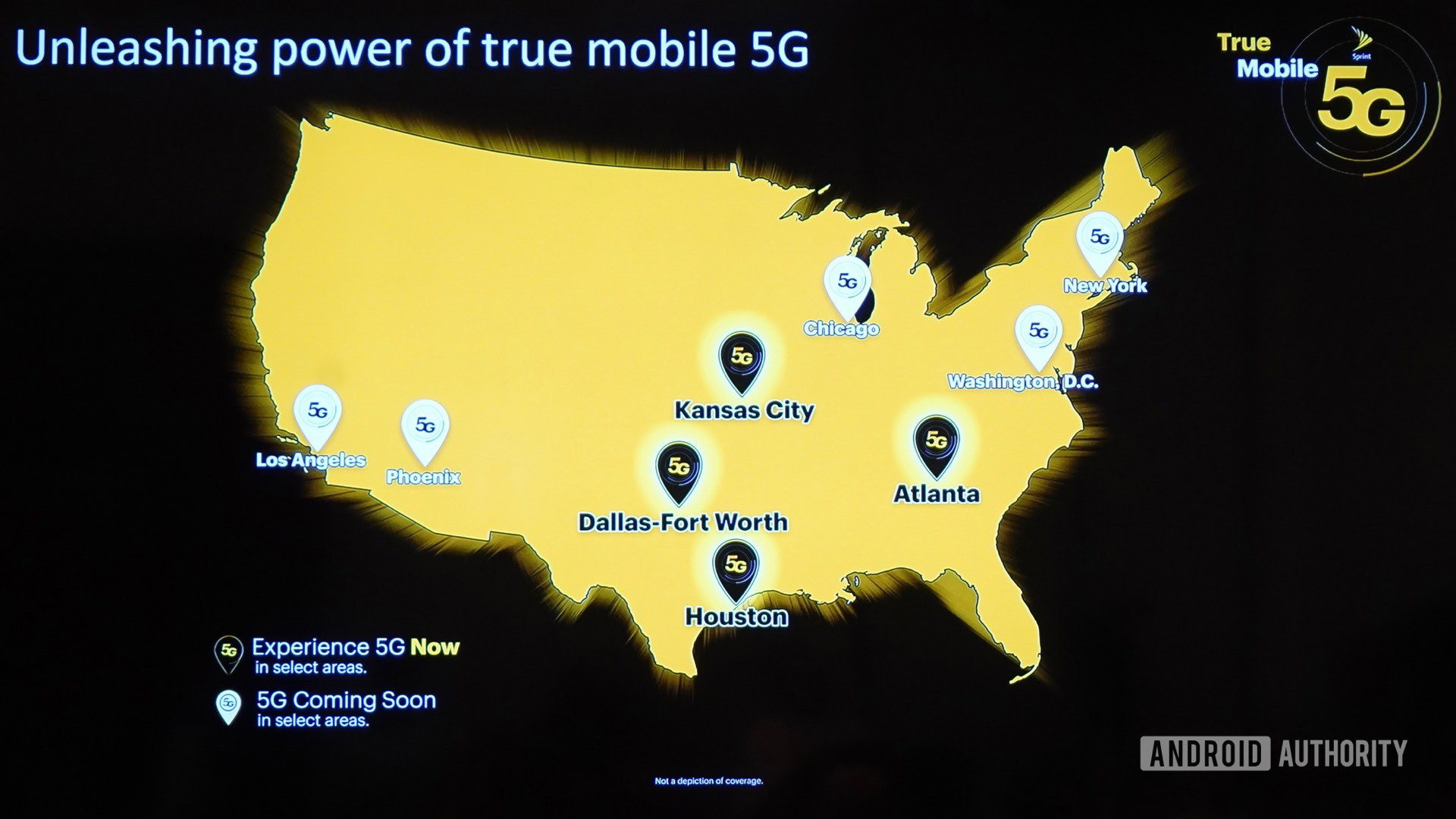 Sprint 5G Launch markets