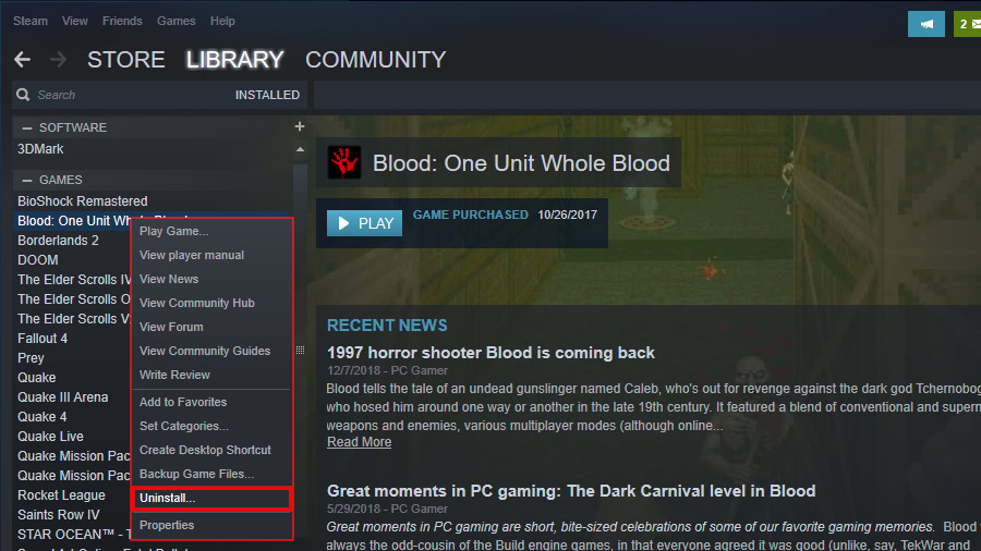 Steam Uninstall Games - How to uninstall Steam games on Windows 10
