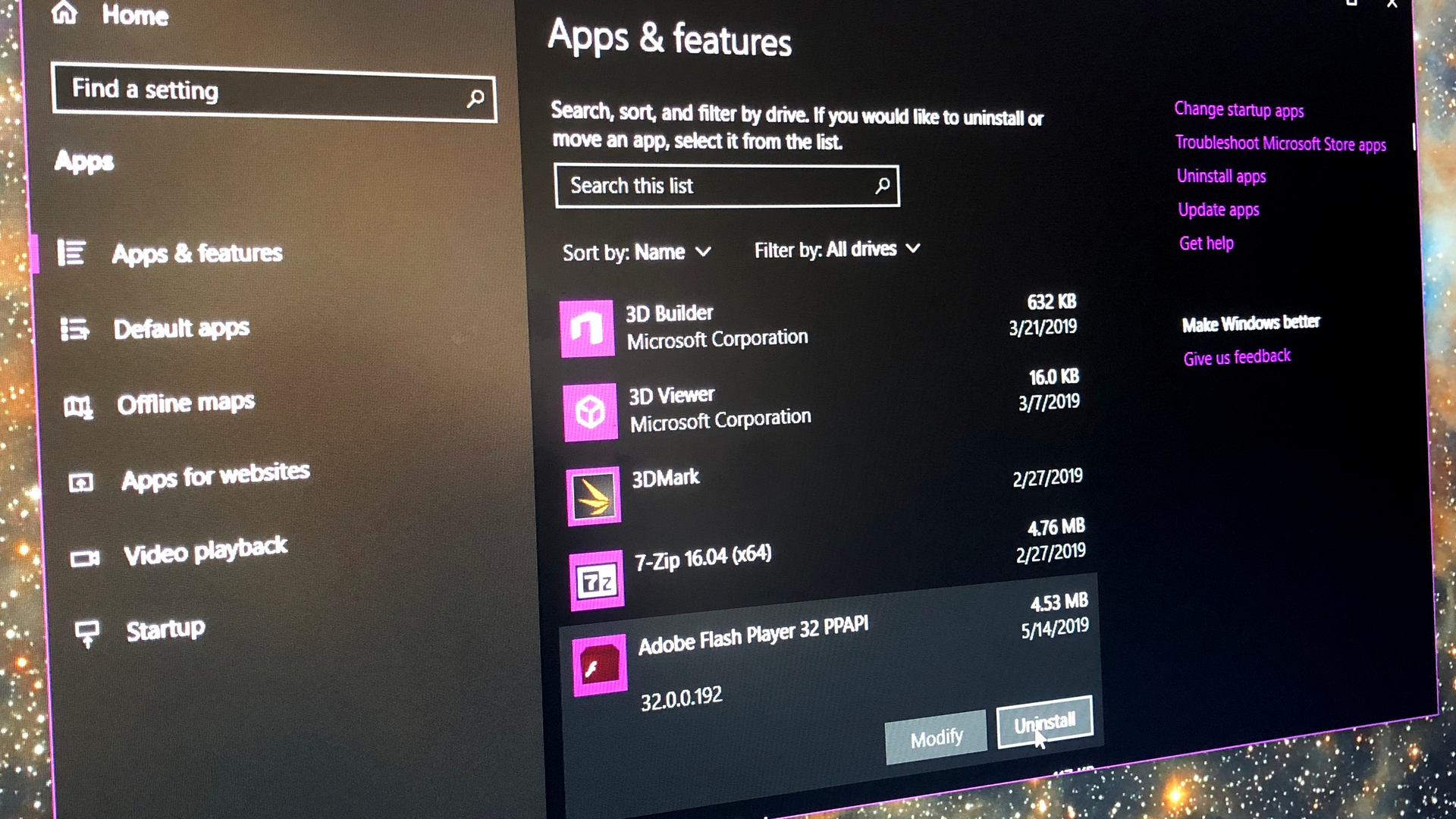 Windows 10 How to Uninstall Apps