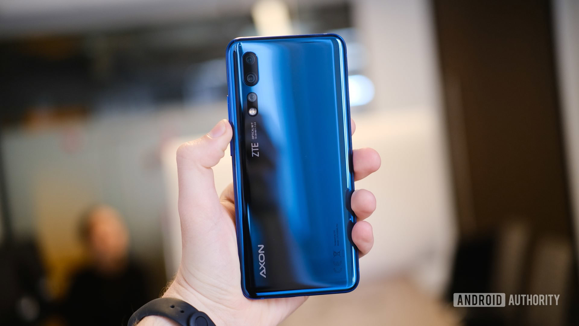 ZTE Axon 10 Pro 4G rear in hand