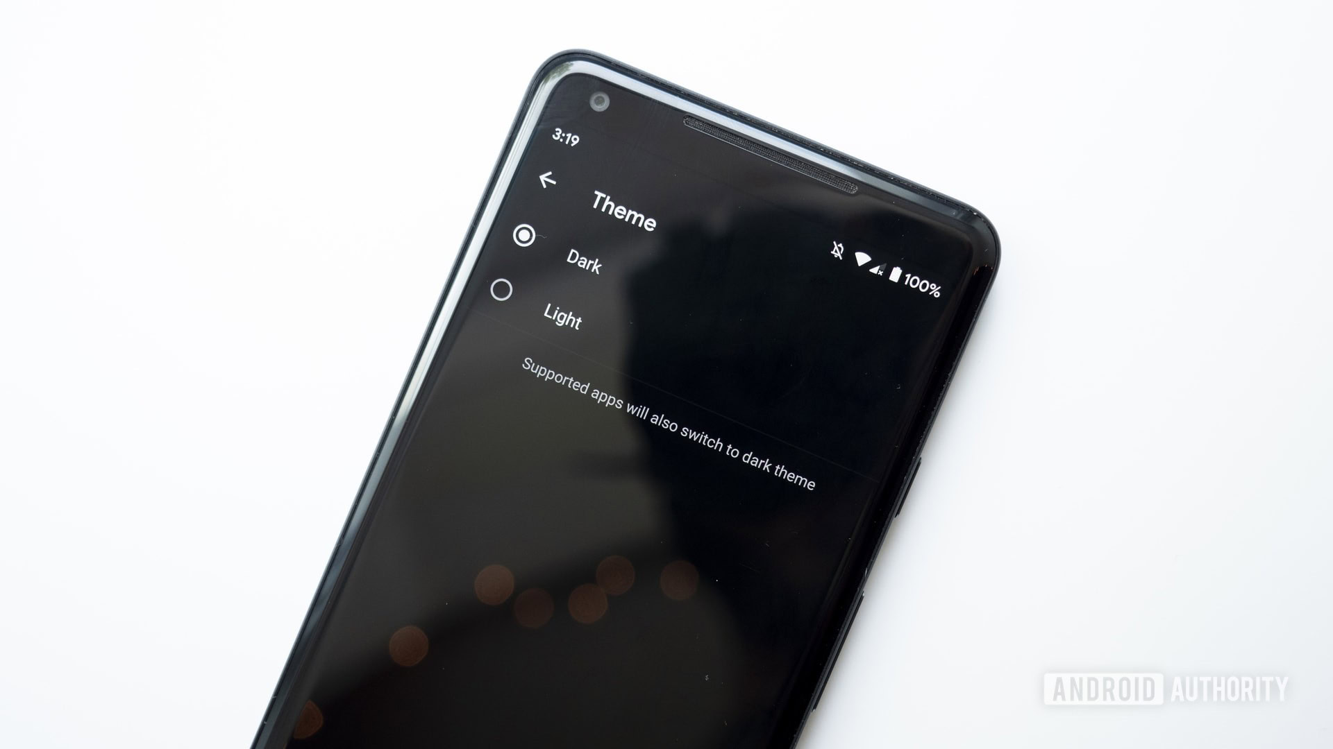 android q beta 3 dark theme options google pixel 2 xl