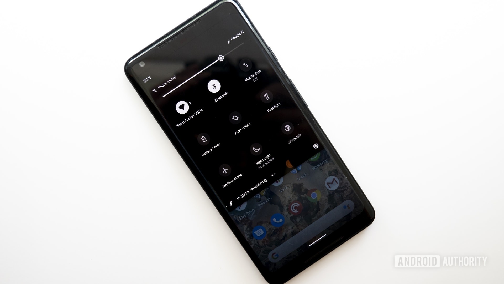 android q beta 3 dark theme quick settings google pixel 2 xl