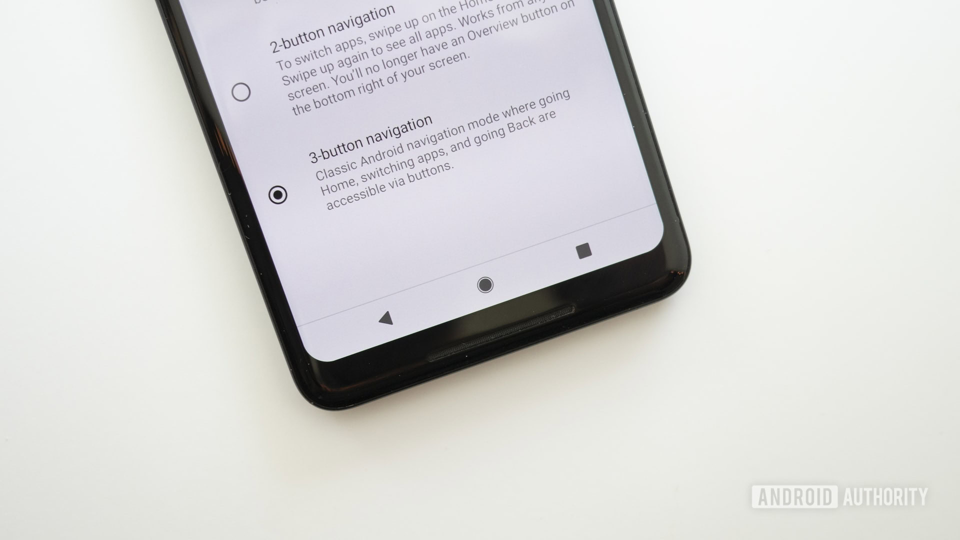 android q beta 3 three button navigation