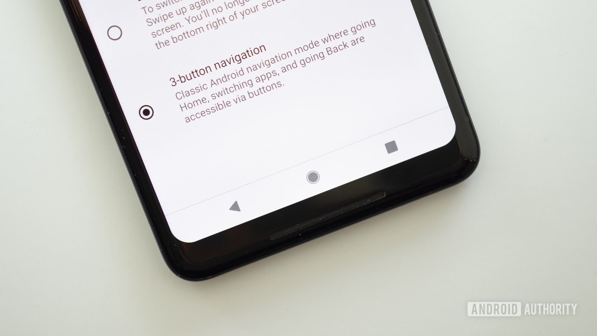 android q beta 3 three button navigation