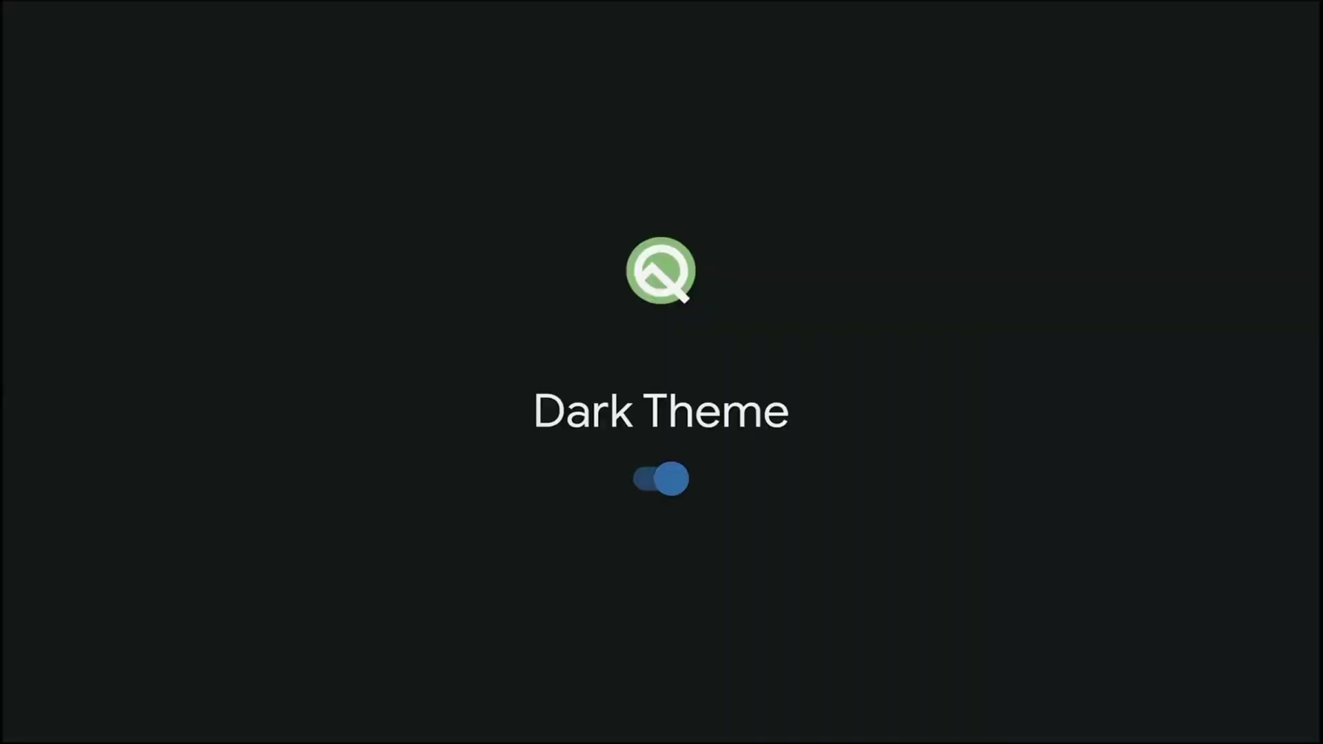 Dark theme or dark mode in Android Q.