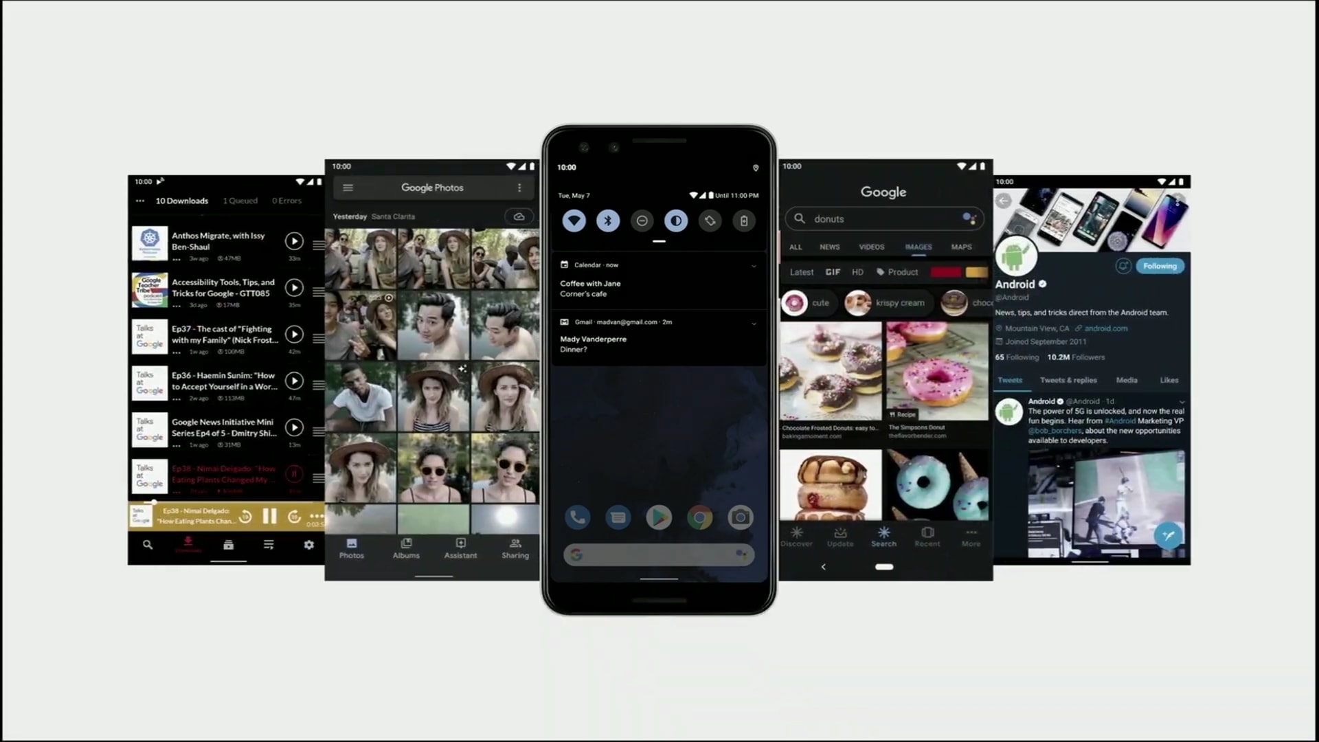 Dark theme or dark mode in Android Q.