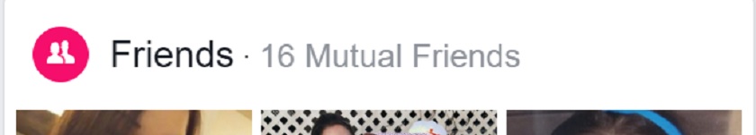 facebook mutual friends list
