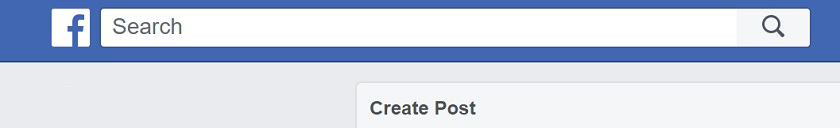 Facebook search bar 