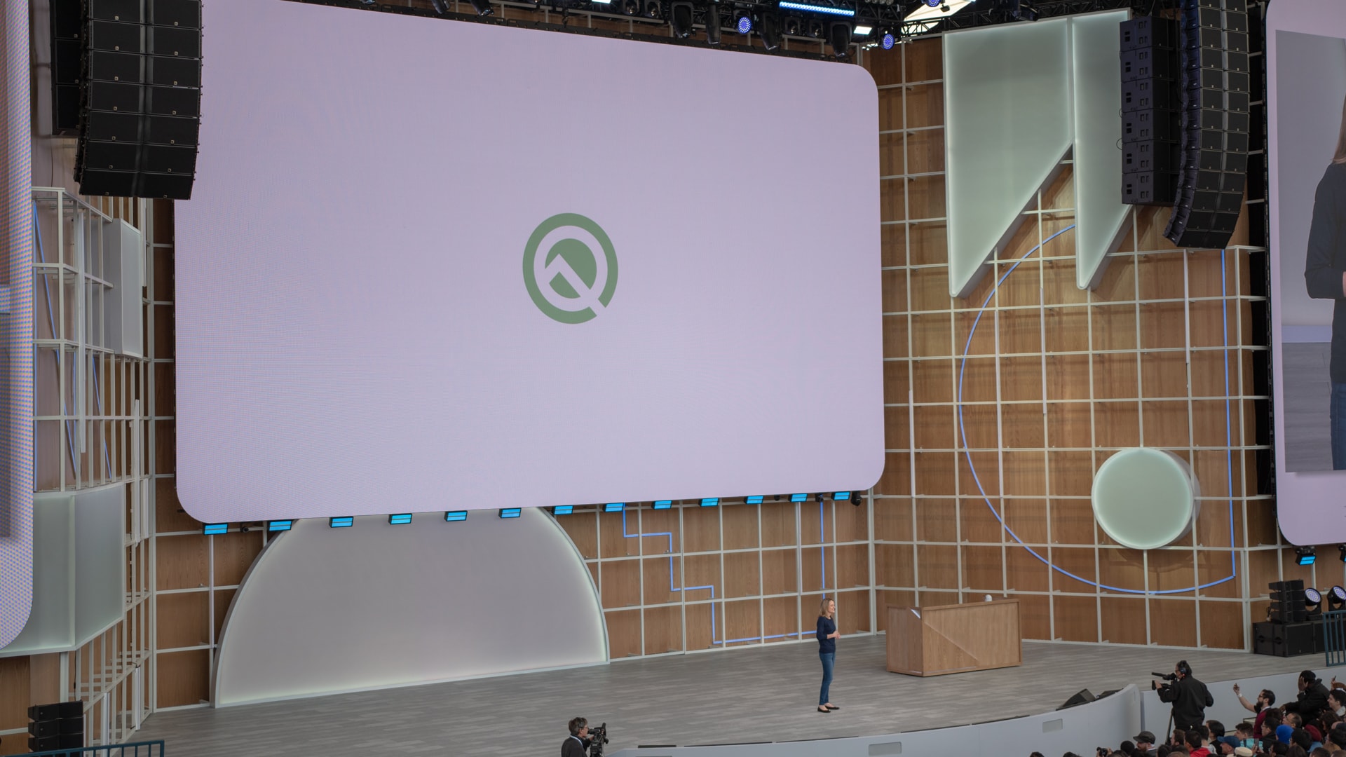 Google I/O 2019 Android Q Logo