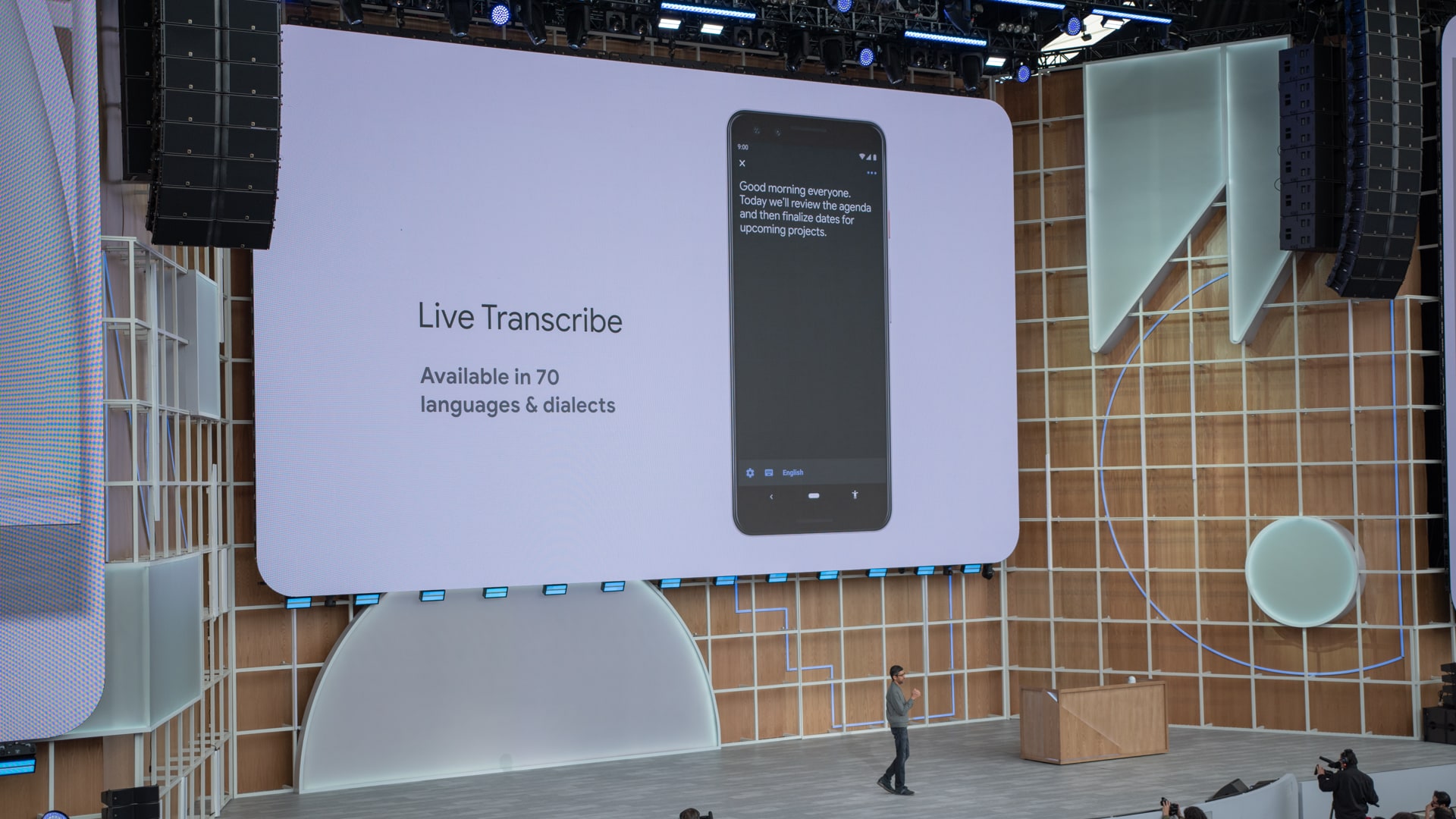 Google I/O 2019 Live Translating Languages
