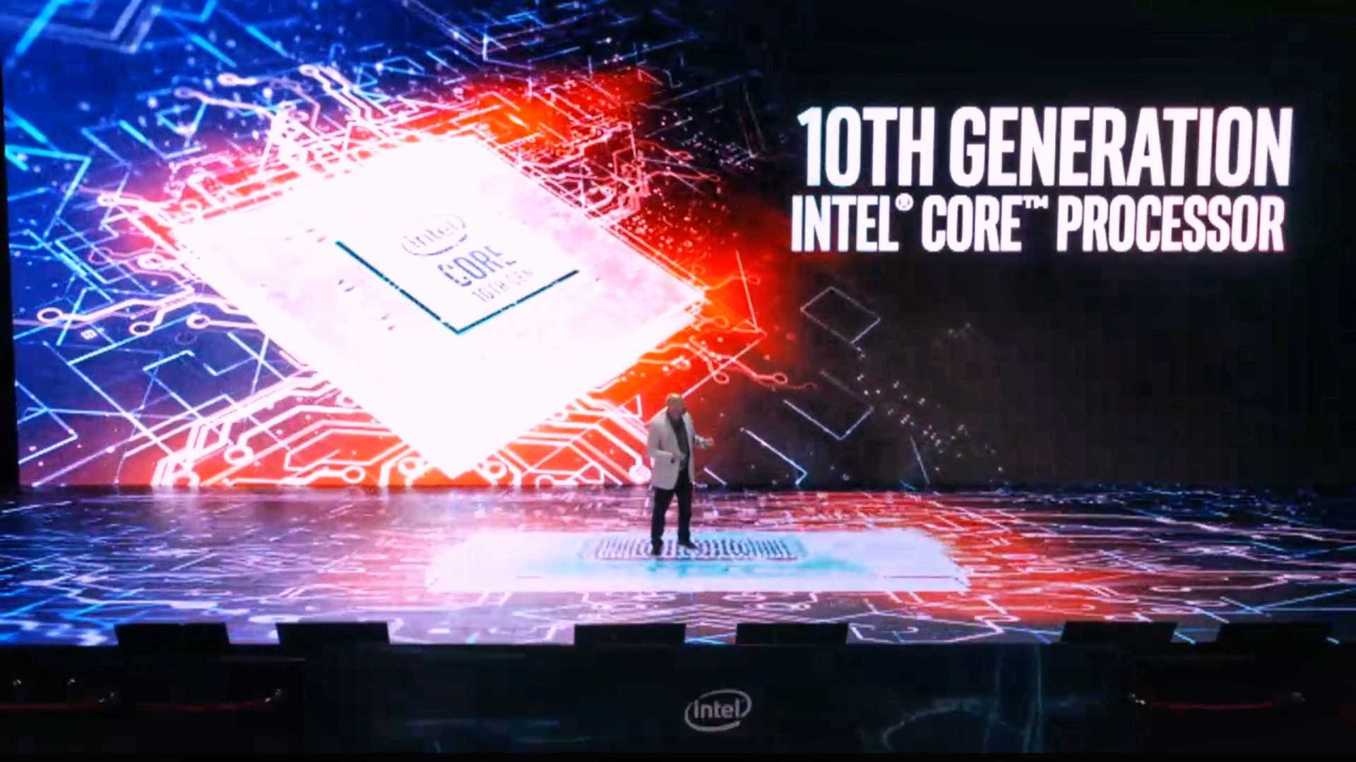 Intel 10th generation processor - computex 2019