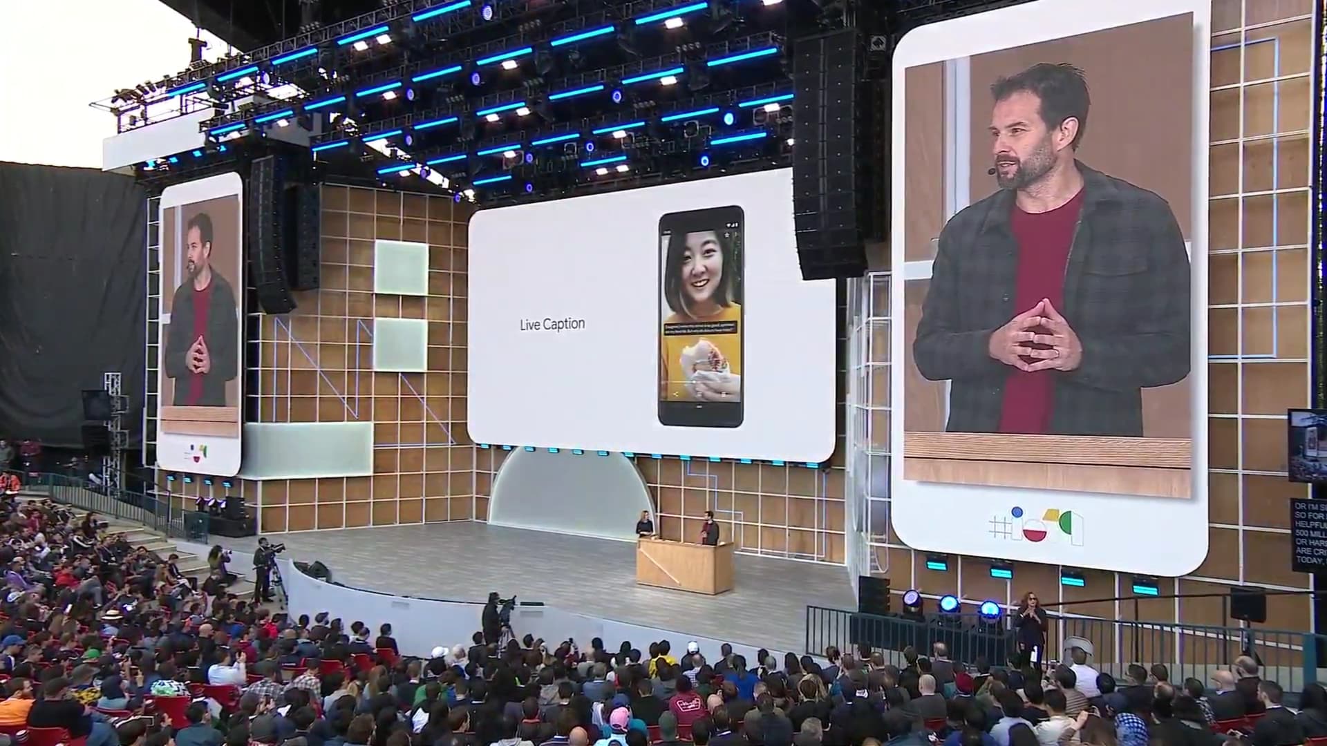 Live caption - Google I/O 2019