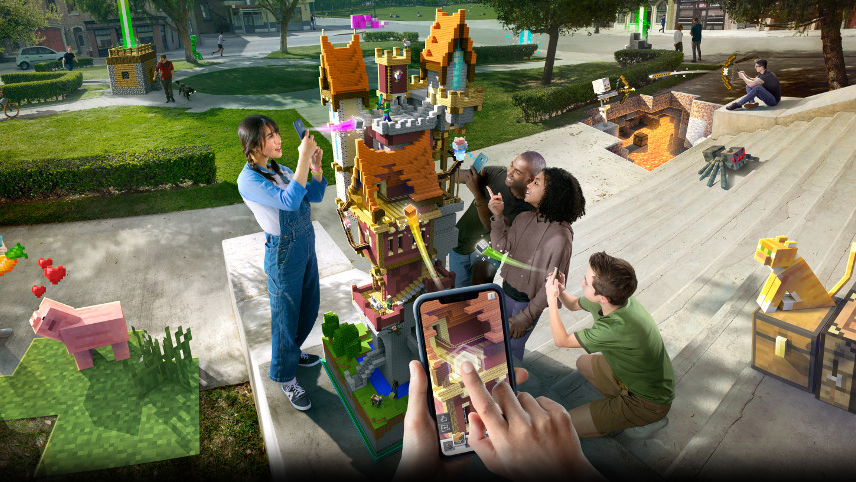 minecraft earth promotional image