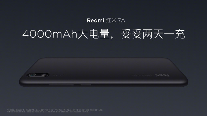 The Xiaomi Redmi 7A.