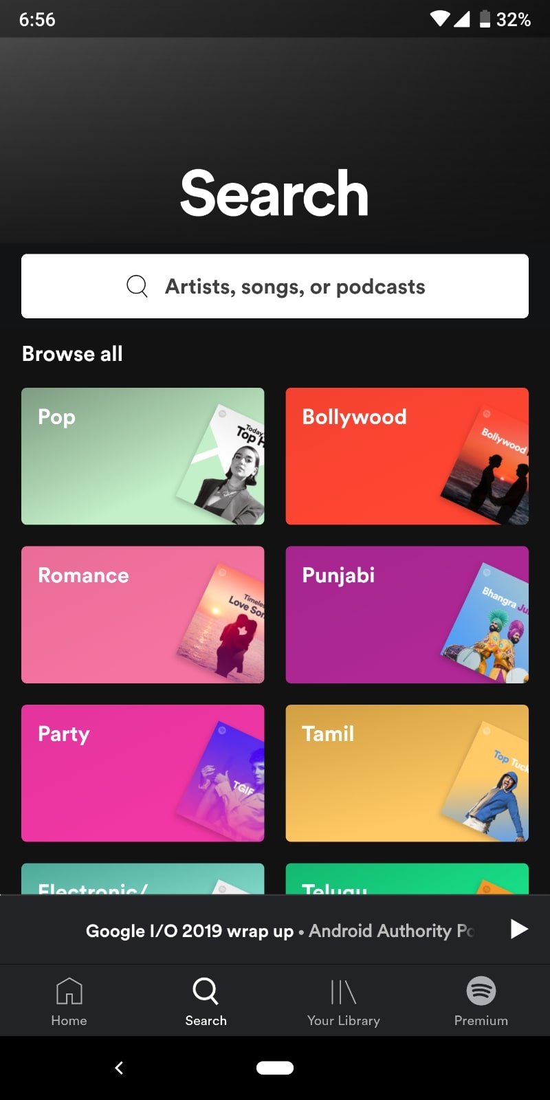 spotify india how to search for music