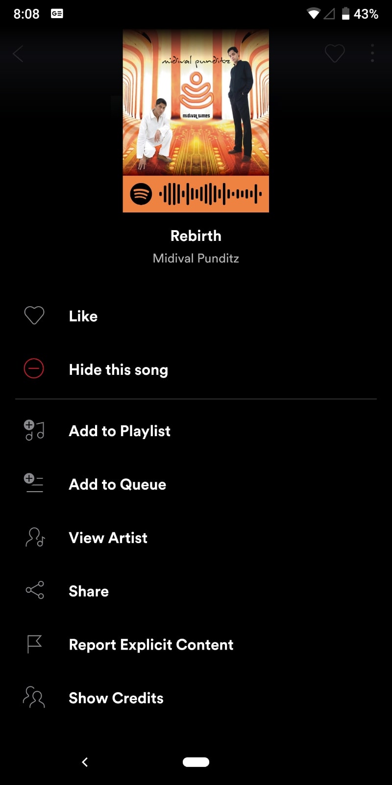 spotify india additional song settings