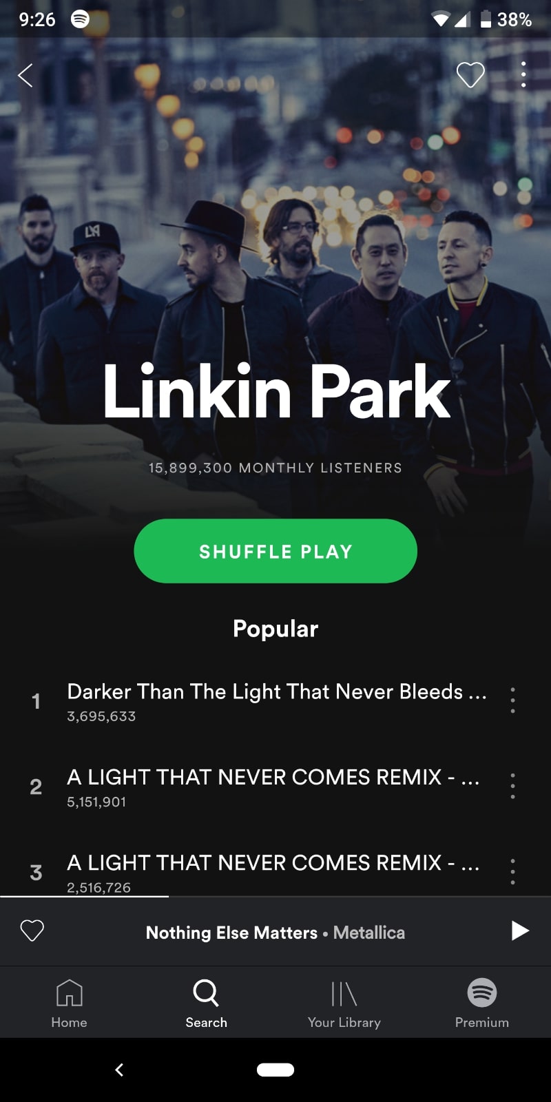 missing songs by linkin park